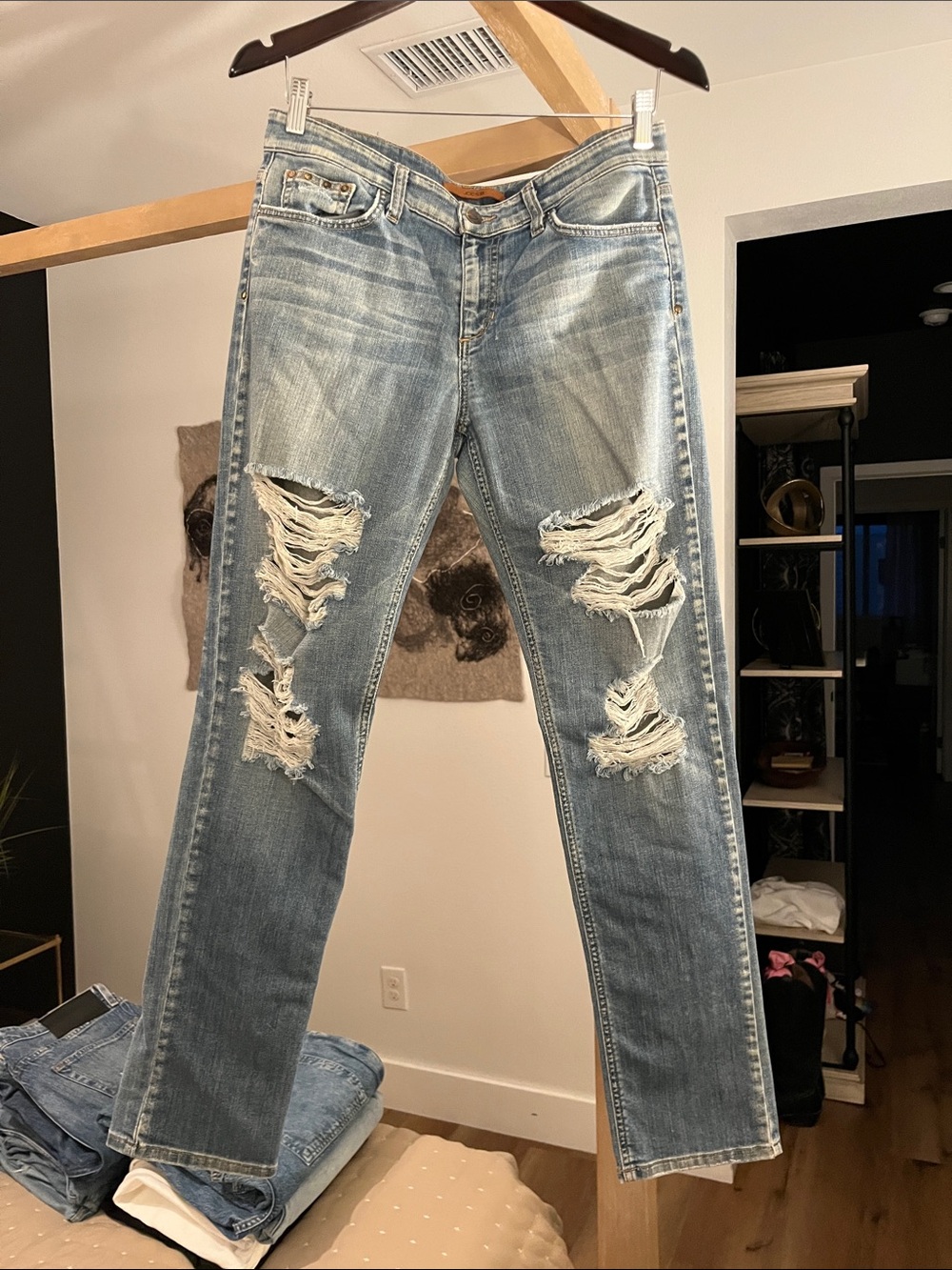 Joe's Jeans light blue denim "The Ex-Lover" loose boyfriend straight
